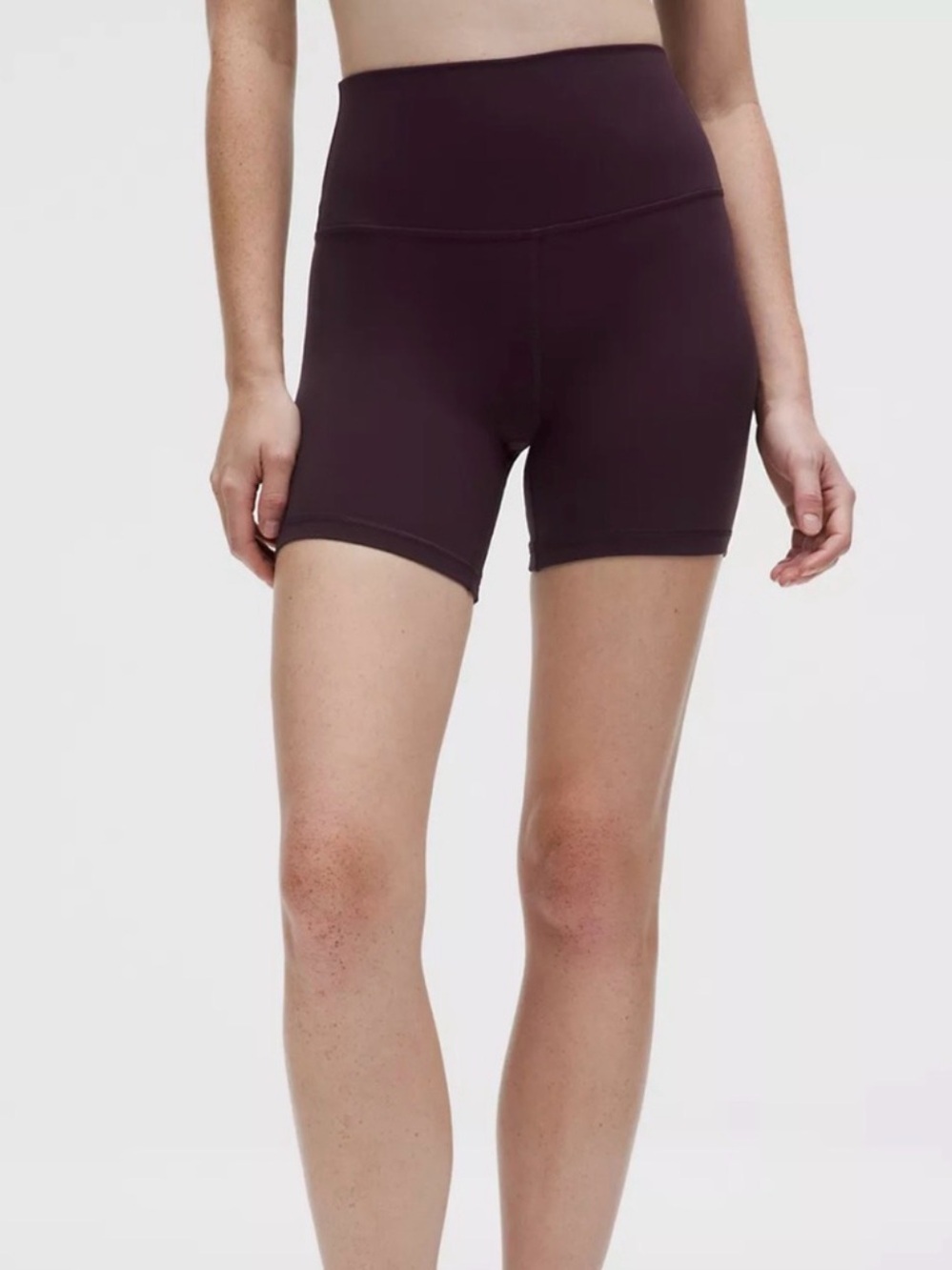 Lululemon Align Plum Biker Shorts 6” Size 6